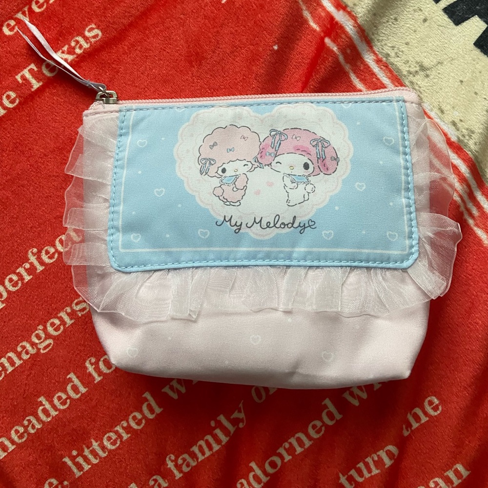 sanrio my melody and my sweet piano pouch